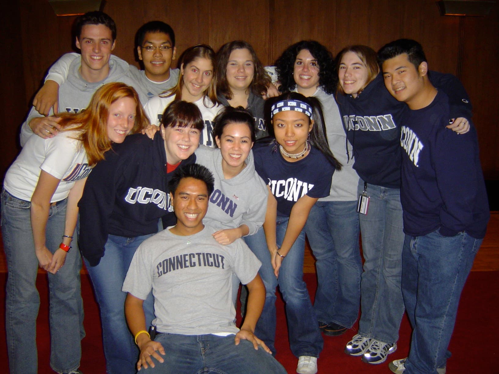 UConn A Minor throwback group photo
